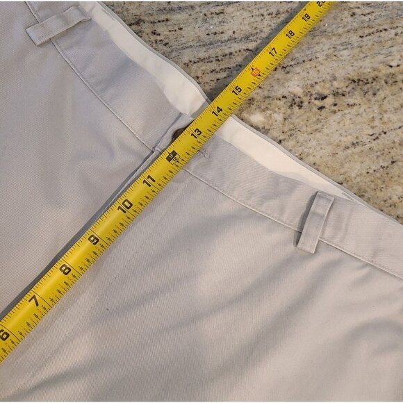 LL Bean Mens 42x29.5" Comfort Waist Tan Khaki Chino Pants *Hemmed* - Picture 5 of 16